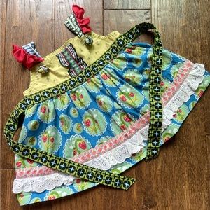 Matilda Jane 2T Love Bug Top Knot Tunic